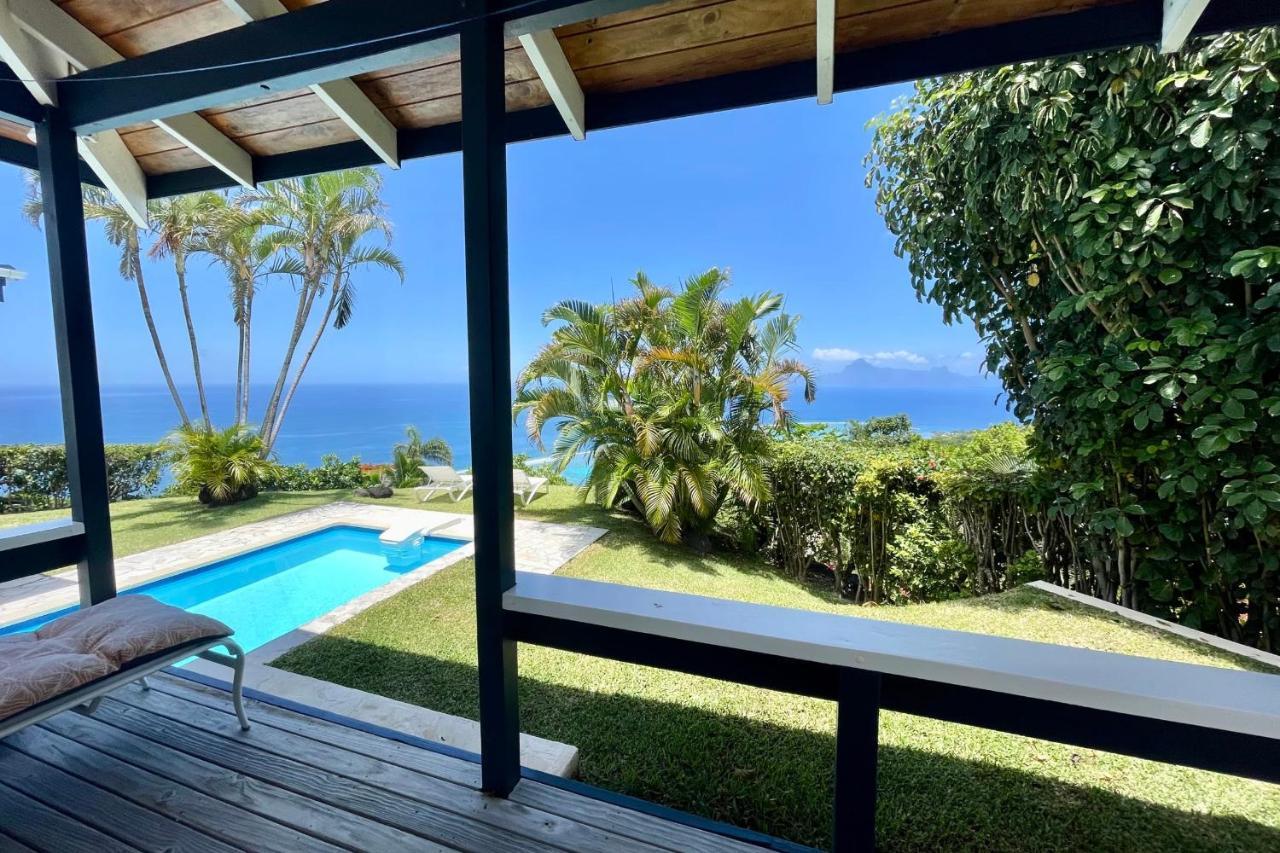 Villa Tiare Amazing View - Private Pool - 4 Bedrooms- Up To 7 Pers 普纳奥亚 外观 照片