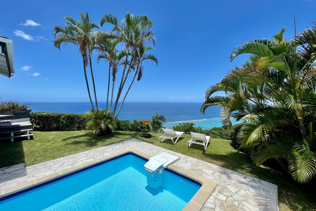 Villa Tiare Amazing View - Private Pool - 4 Bedrooms- Up To 7 Pers 普纳奥亚 外观 照片